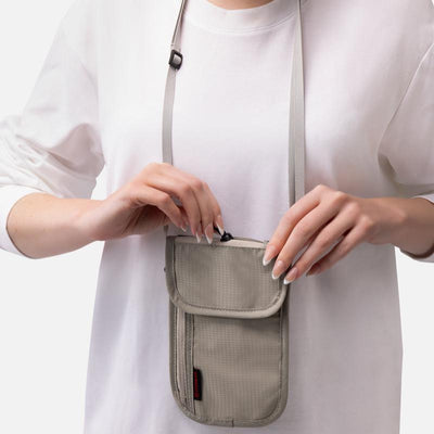 Travel Neck Pouch | RFID Blocking Passport Holder | Zoomlite - Wallets & Passport Holders - Zoomlite