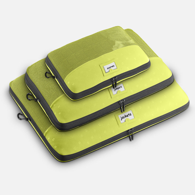 ZoomLite Compression Packing Cubes Starter Set - All Sizes, 25% Savings - Packing Cubes - Zoomlite