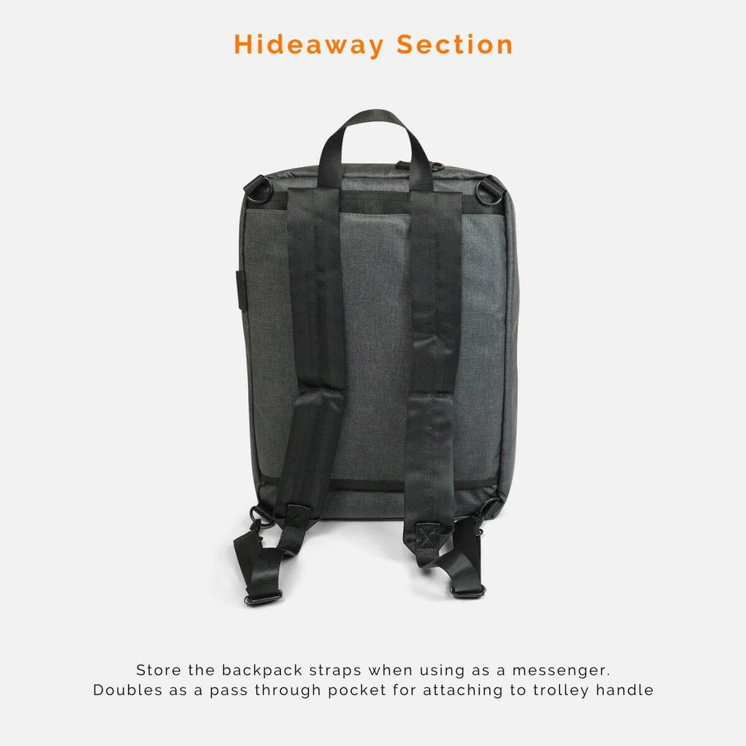 Convertible Backpack - Pass Through Straps#colour_grey