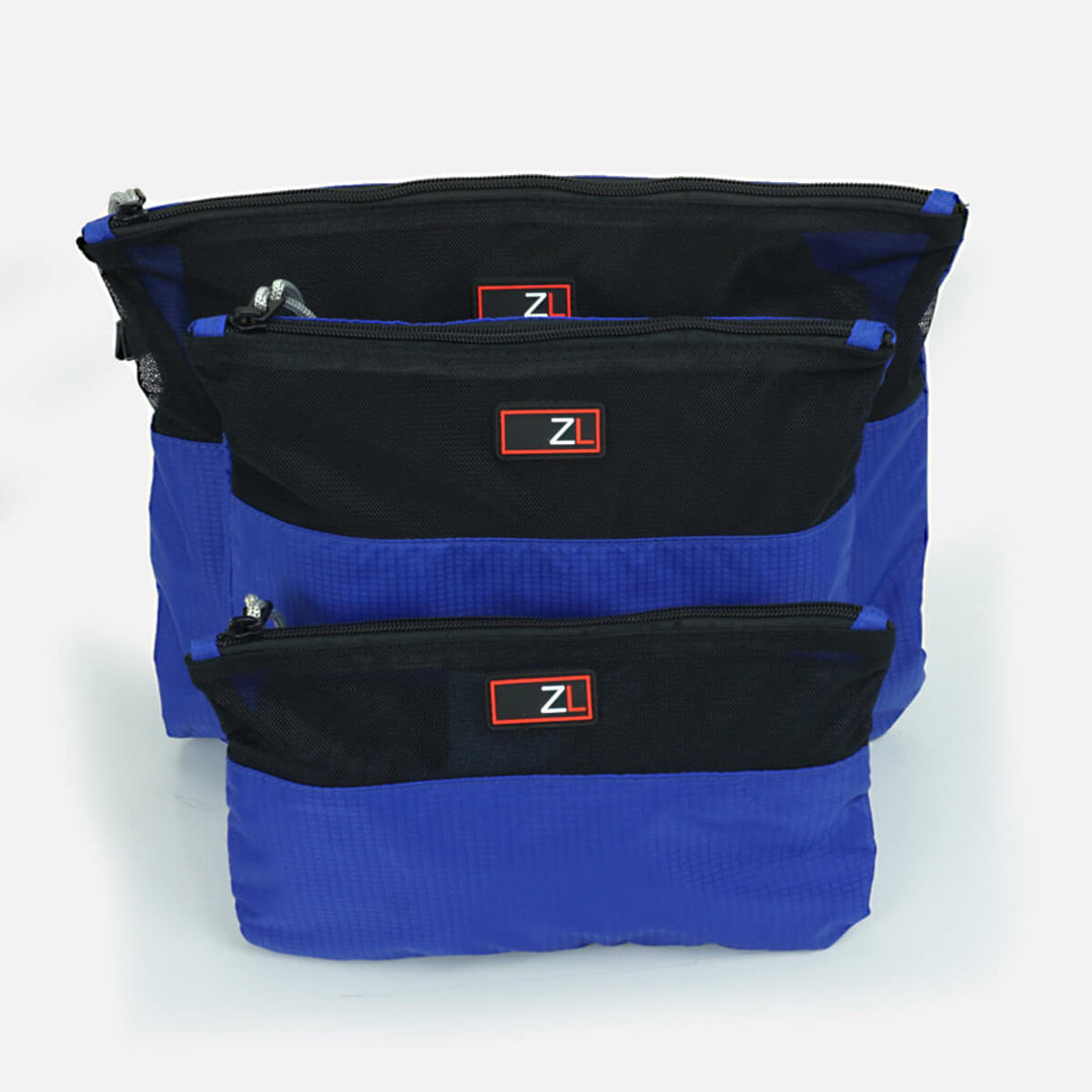Zoomlite 3 pc Zippered pouch washable