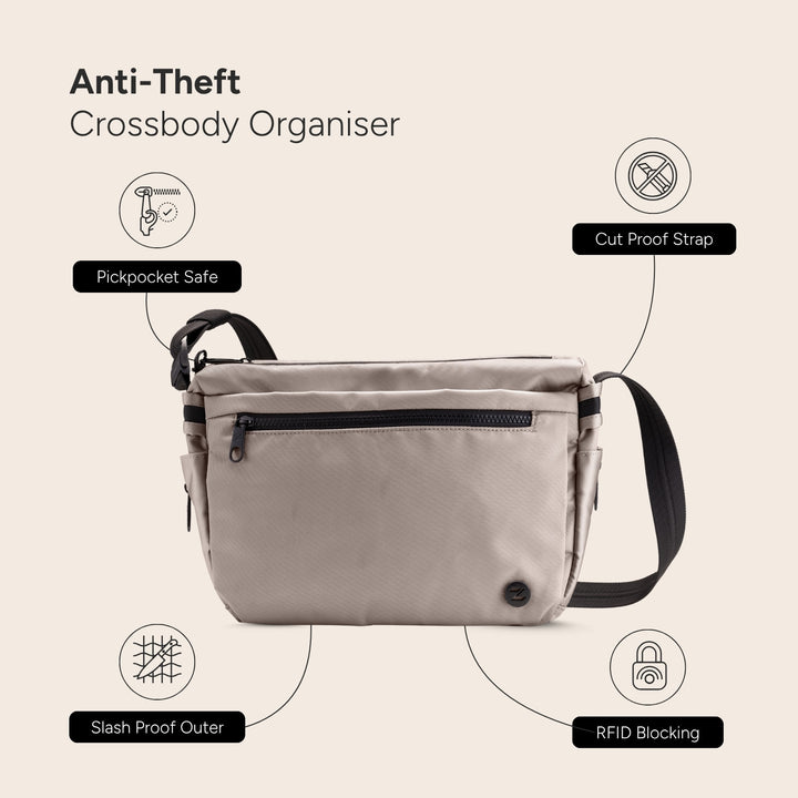 Florence Anti-Theft Crossbody Shoulder Bag