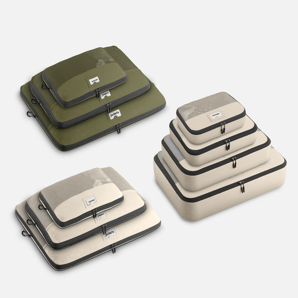 Large Suitcase Packing Cube Set, 10 pieces
