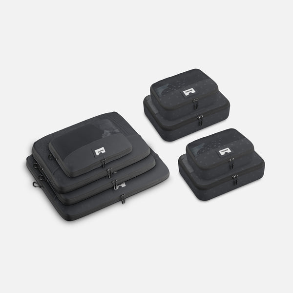 ZoomLite Medium Suitcase Packing Set - 8 Compression + Regular Cubes - Packing Cubes - Zoomlite