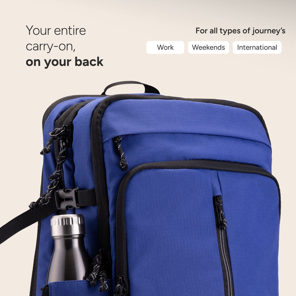 Travel Backpack | Carry-on Backpack | Pack Like a Suitcase - Zoomlite - Backpacks - Zoomlite