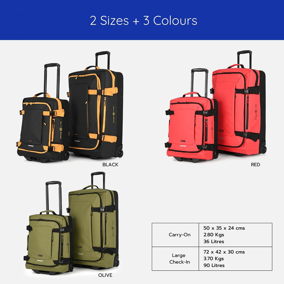 Carry on duffle with wheels hotsell