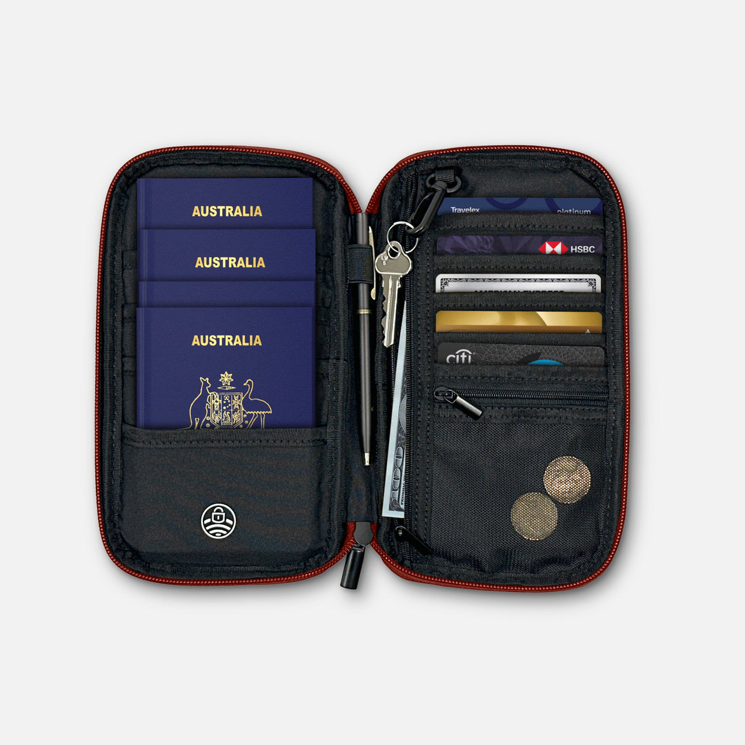 RFID protected Family Travel Wallet