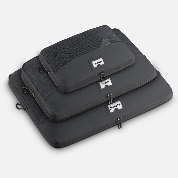 ZoomLite Compression Packing Cubes Starter Set - All Sizes, 25% Savings - Packing Cubes - Zoomlite