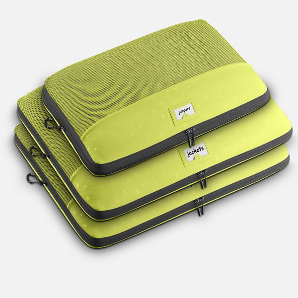 ZoomLite Compression Packing Cubes - 3 Piece Large Set | 25% Off Bundle - Packing Cubes - Zoomlite