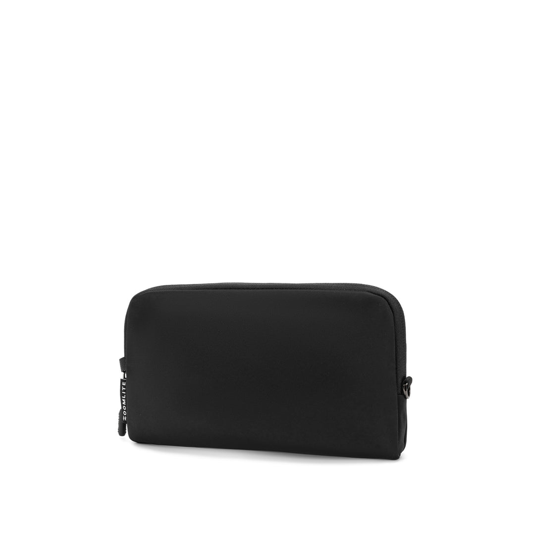 Anti-Theft Passport Pouch in Black | Back view | Zoomlite