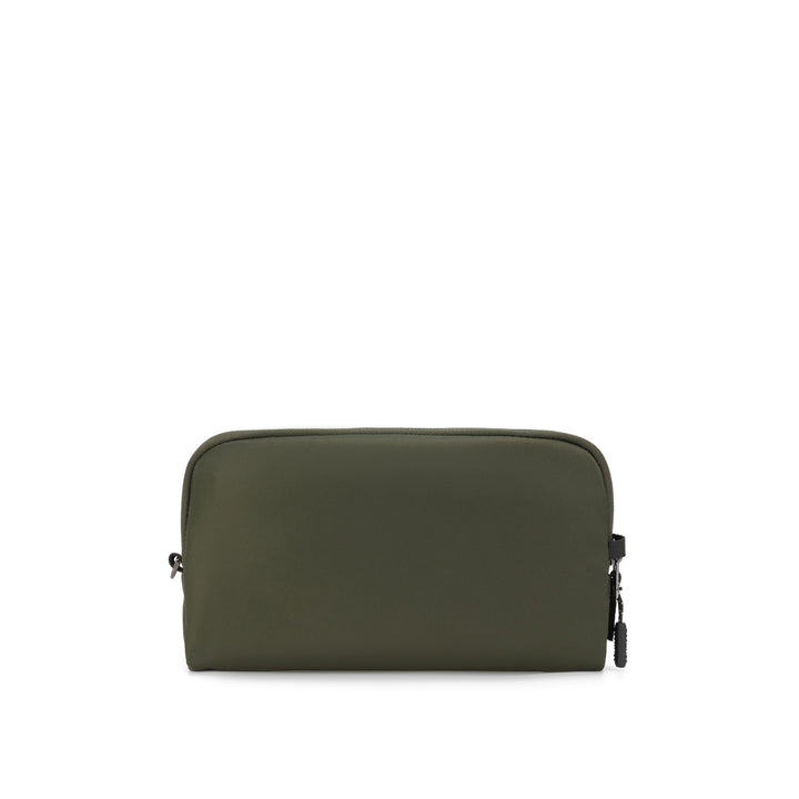 Anti-Theft Passport Pouch in Olive | Back view | Zoomlite