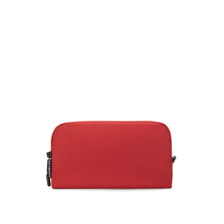 Anti-Theft Passport Pouch in Red | Front view | Zoomlite