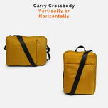 Convertible Backpack - Laptop - Crossbody#colour_mustard