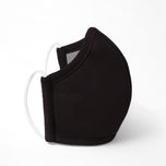 Kids breathable sift ear loops face masks#pack_black