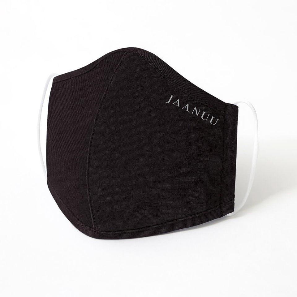 Kids breathable black lightweight face masks#pack_black