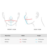 Face Masks for Kids - great fit#pack_graphite