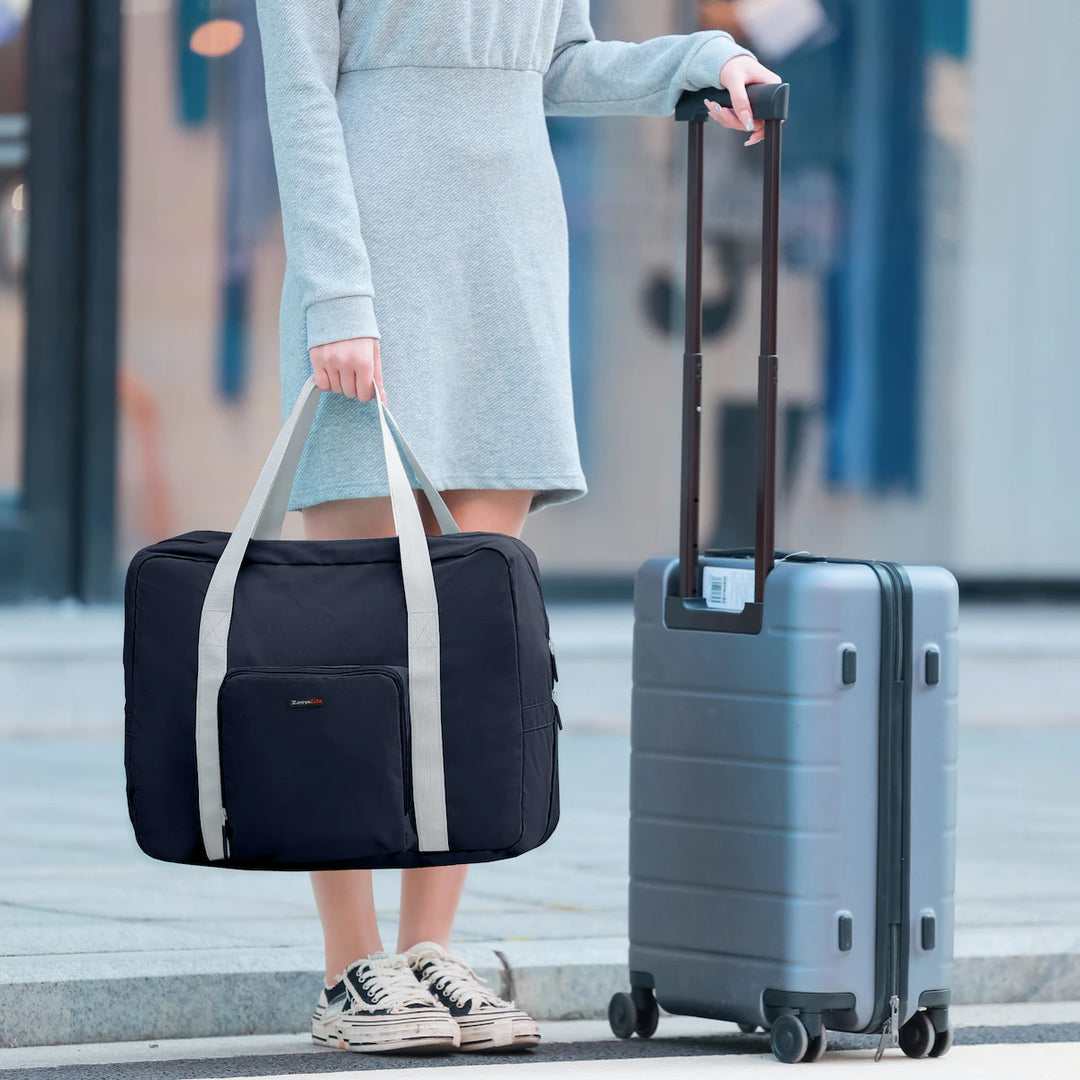 Carry on luggage shop with trolley sleeve