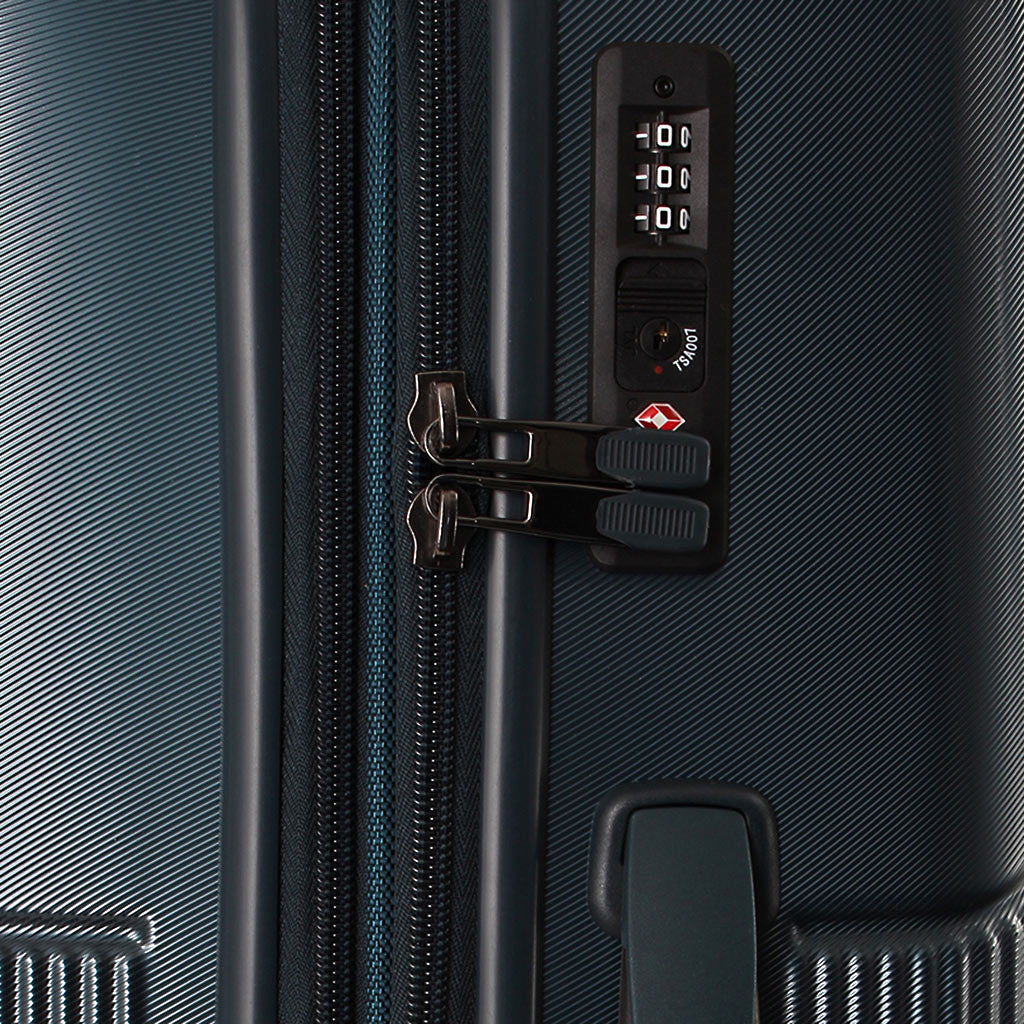 Zoomlite 48cm Cabin Carry On Suitcase in lightweight PC with built in TSA combination lock
