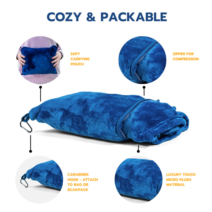 Cozy Packable Travel Blanket