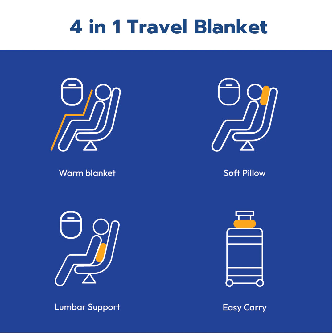 Cozy Packable Travel Blanket