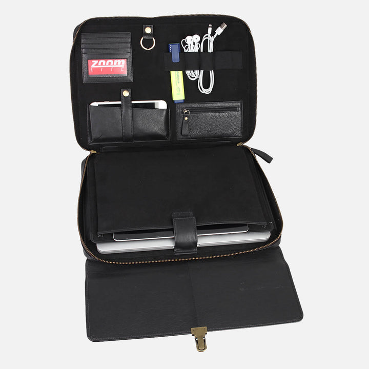Steve Pebble Leather Laptop Tablet iFolio