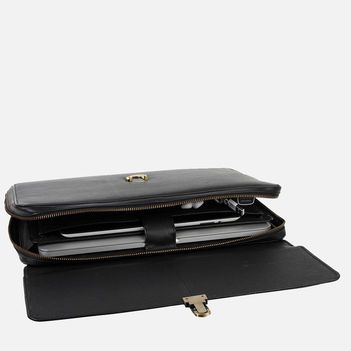 Steve Pebble Leather Laptop Tablet iFolio