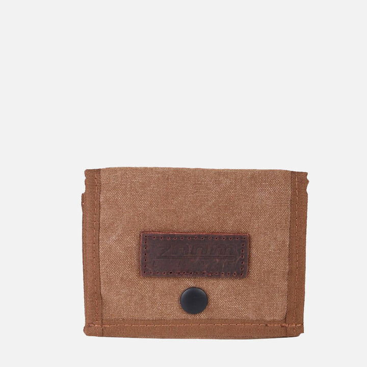 Kakadu Canvas Wallet- Leather Trimmed