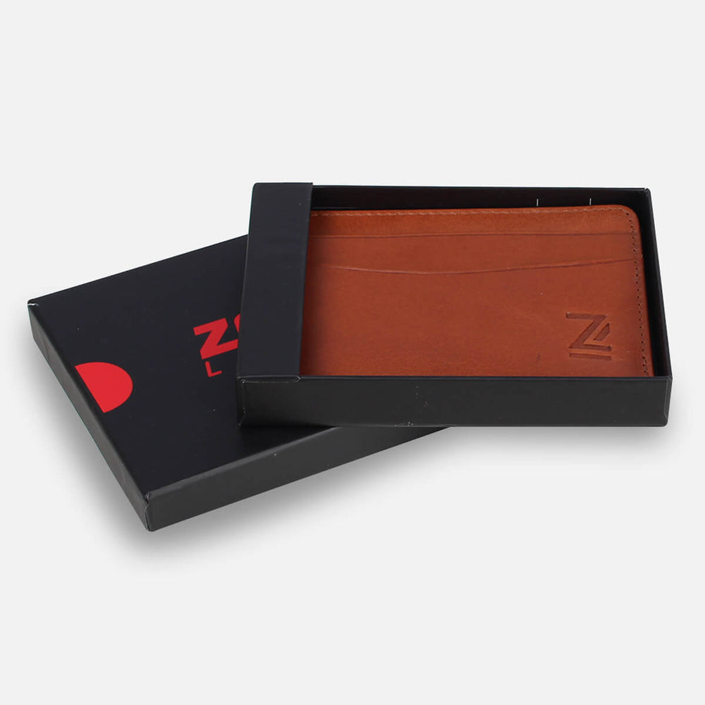 Finn Leather RFID Card Sleeve | Slim Card Holder | Zoomlite - Wallets & Passport Holders - Zoomlite