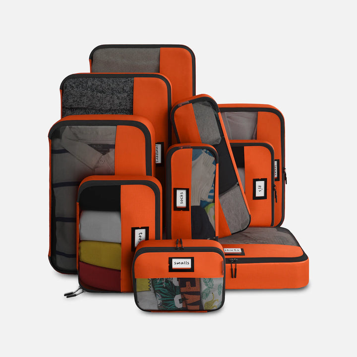 Zoomlite Packing Cubes Set 10 Pc Travel Organisers for all Luggage