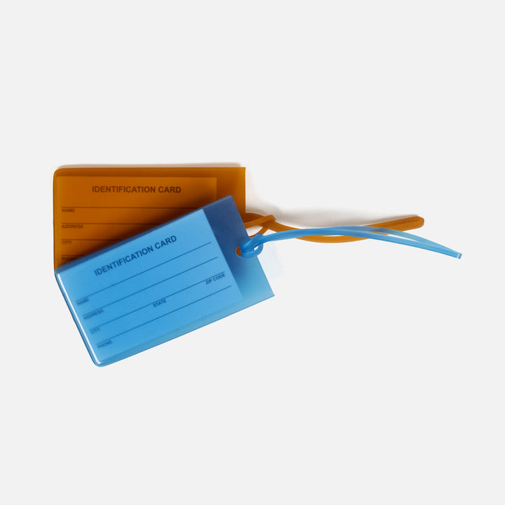 Luggage Jelly Tags - set of 2