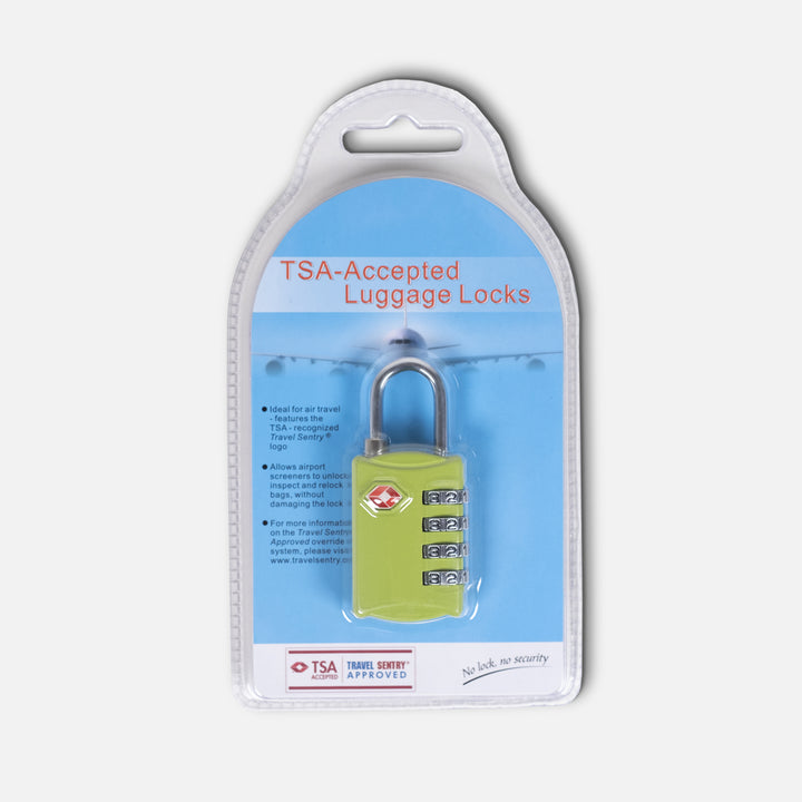 4 Number TSA Padlock