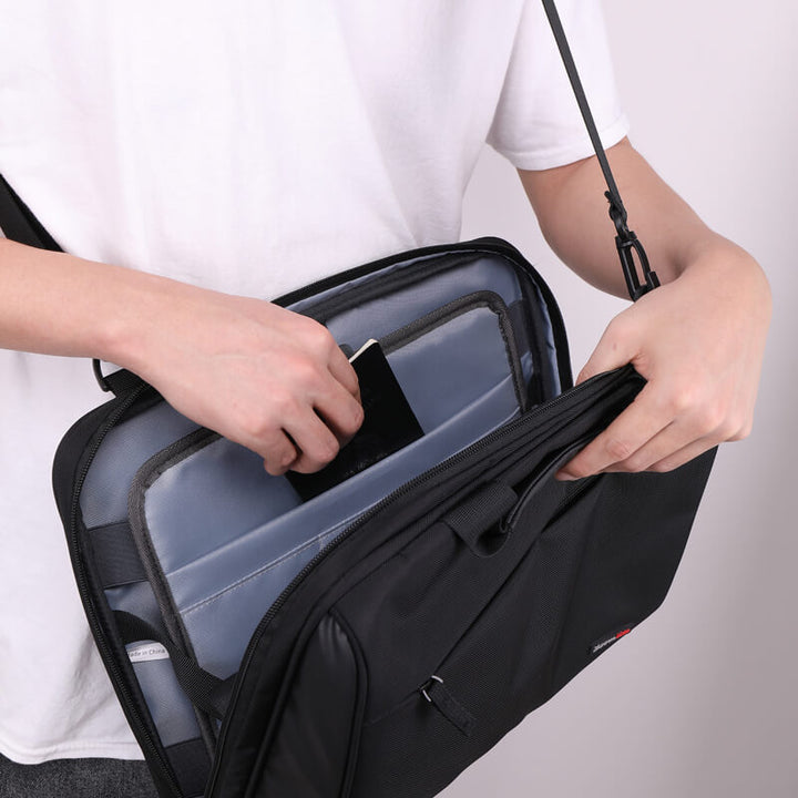 Hampton Slim Laptop Briefcaser#choose-colour_black