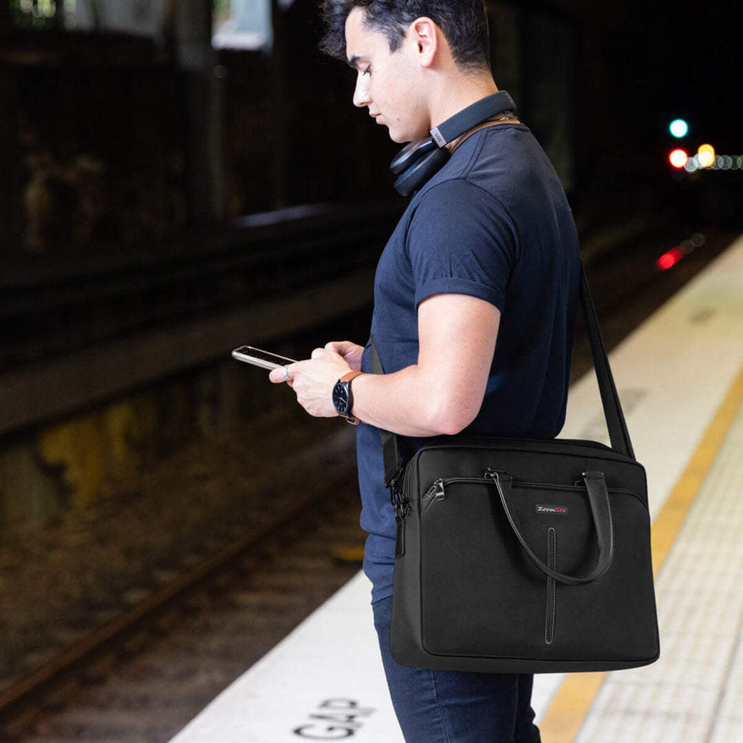 George laptop Satchelr#choose-colour_black