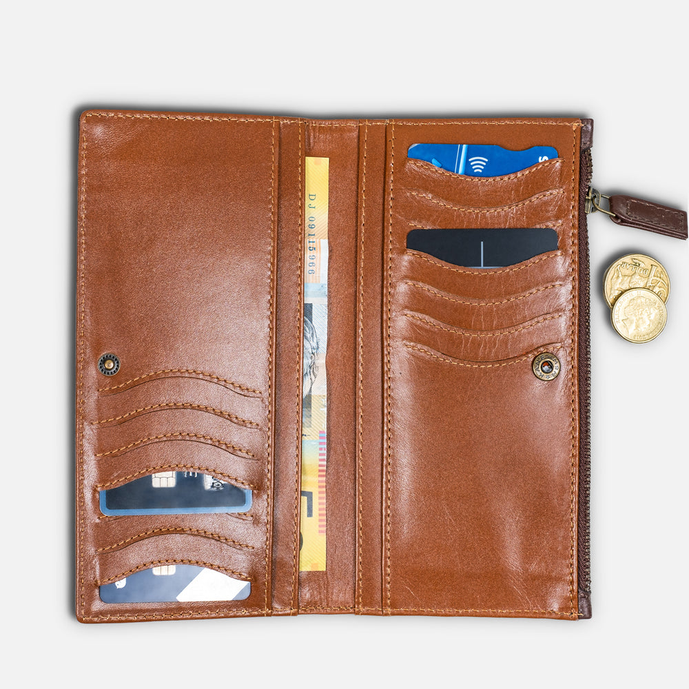 Blaise Leather Card Holder | Slim Wallet | Zoomlite - Wallets & Passport Holders - Zoomlite