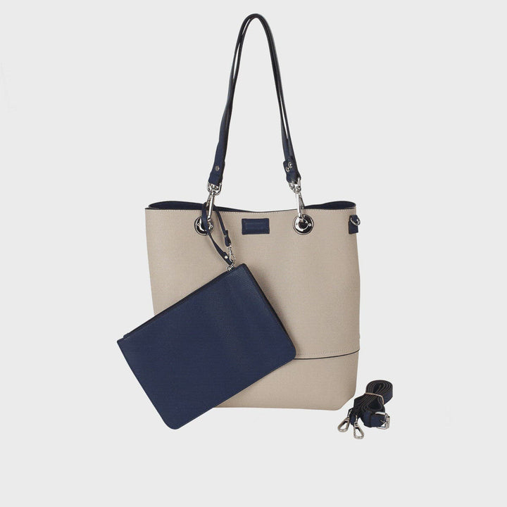 animation of the convertible handbag#colour_bluechalk