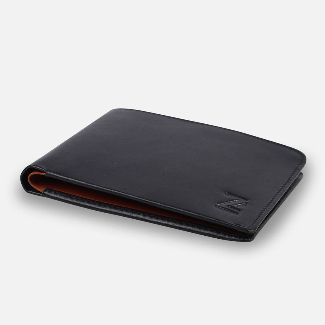 Rafi RFID Slim Leather Wallet